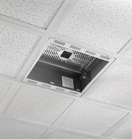 CMS492 2' X 2' PLENUM RATED STORAGE BOX - CONCEALS AV EQUIPMENT ABOVE A 2' X 2' CEILING TILE